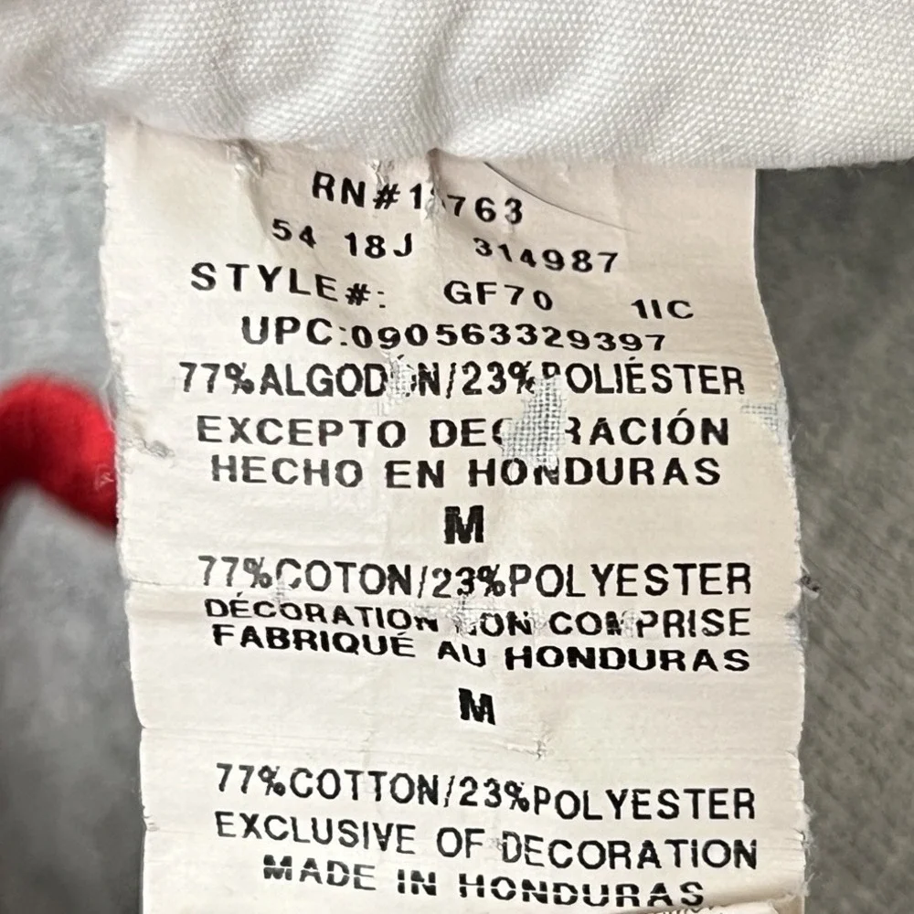 CHAMPION Reverse Weave Medium Gray Pullover Sweatshirt Embroidered Logo Y2K